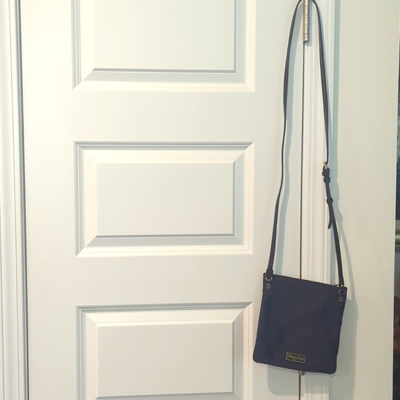 Handbag by Dooney & Bourke J3900498 Navy Blue w/Pink Interior - Picture 8 of 16